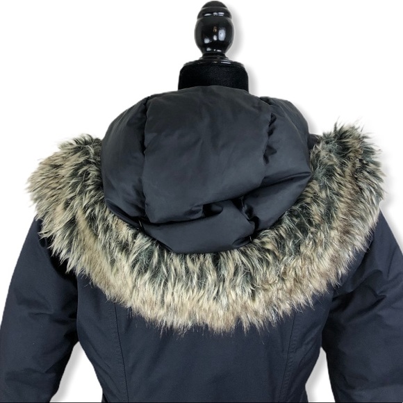 COPY - The North Face TNF Goose Down Black Parka Jacket - Picture 8 of 13